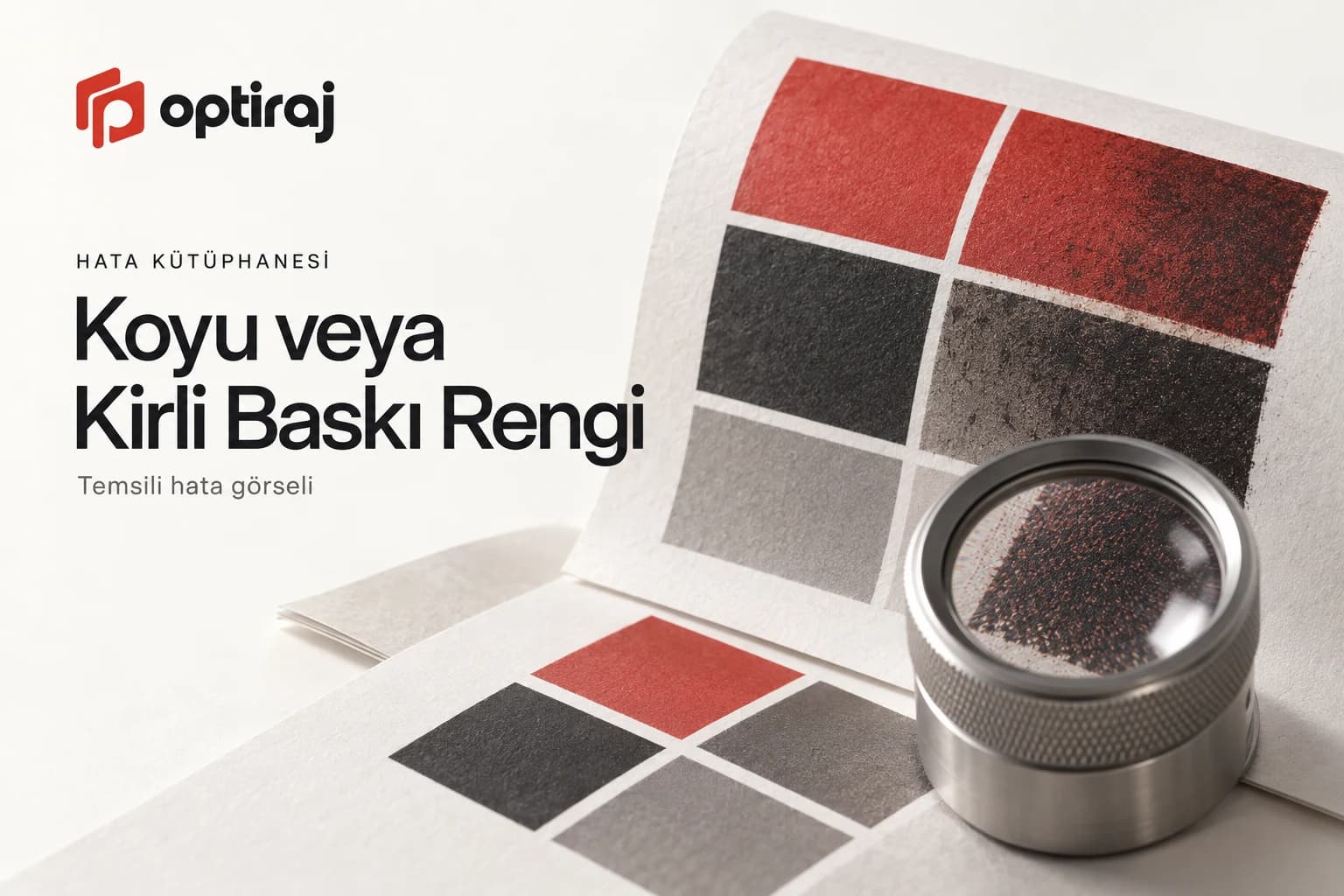 Koyu veya Kirli Baskı Rengi