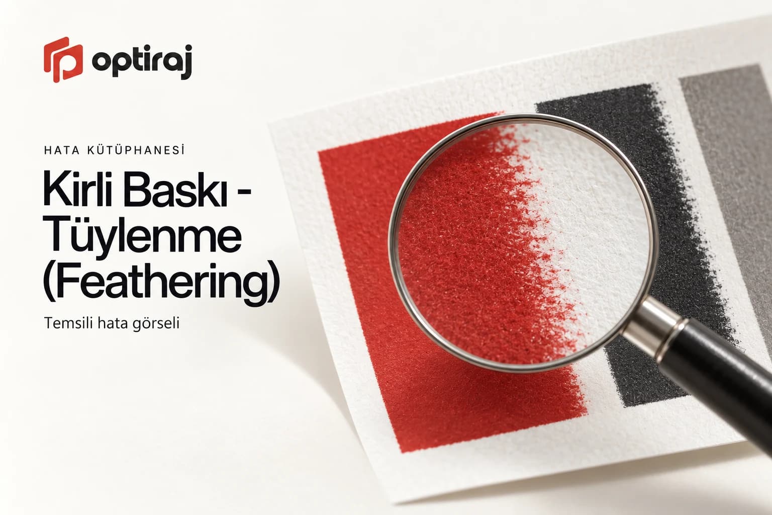 Kirli Baskı - Tüylenme (Feathering)
