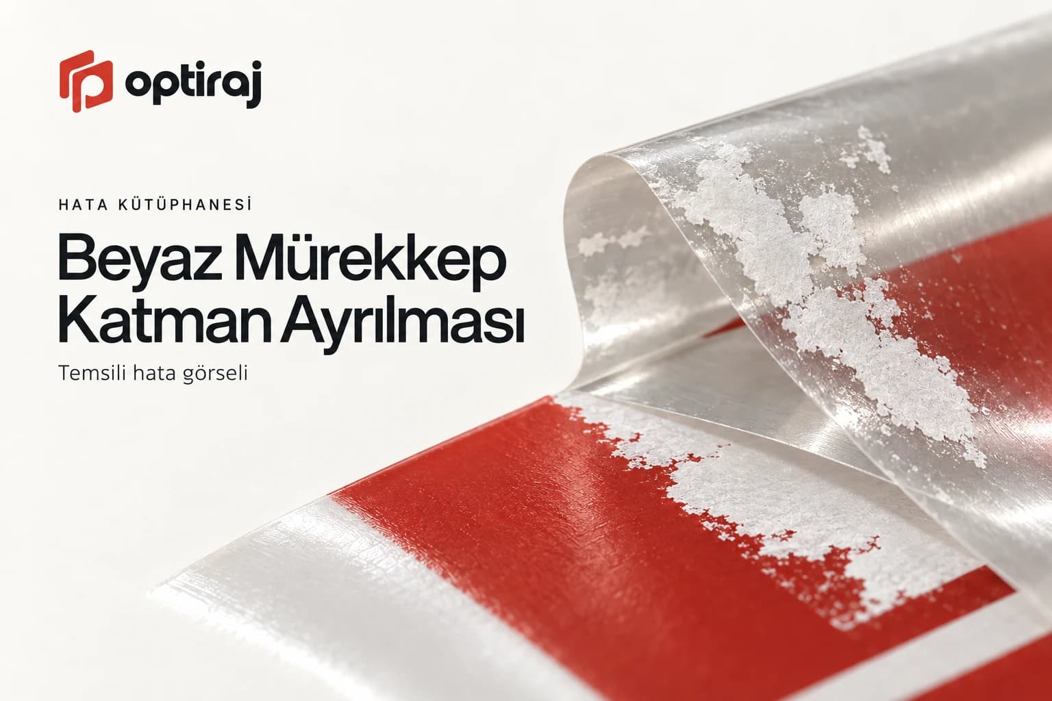 Beyaz Mürekkep Katman Ayrılması