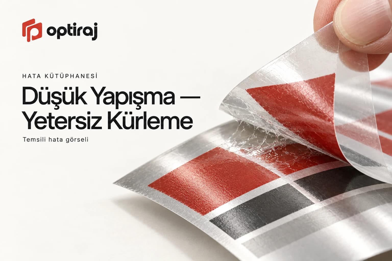 Düşük Yapışma — Yetersiz Kürleme