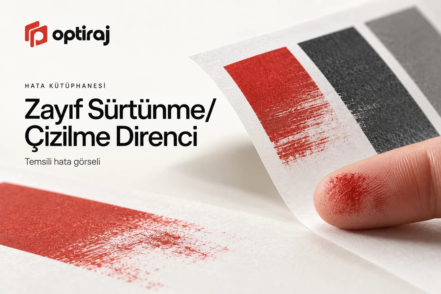 Zayıf Sürtünme/Çizilme Direnci