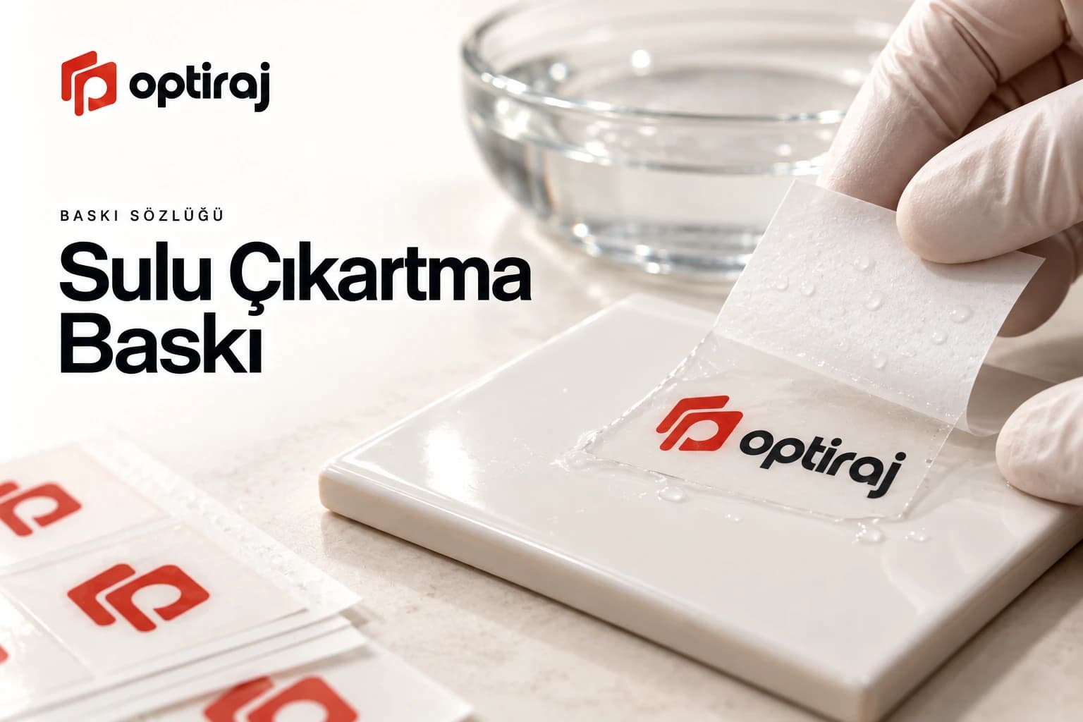 Sulu Çıkartma Baskı