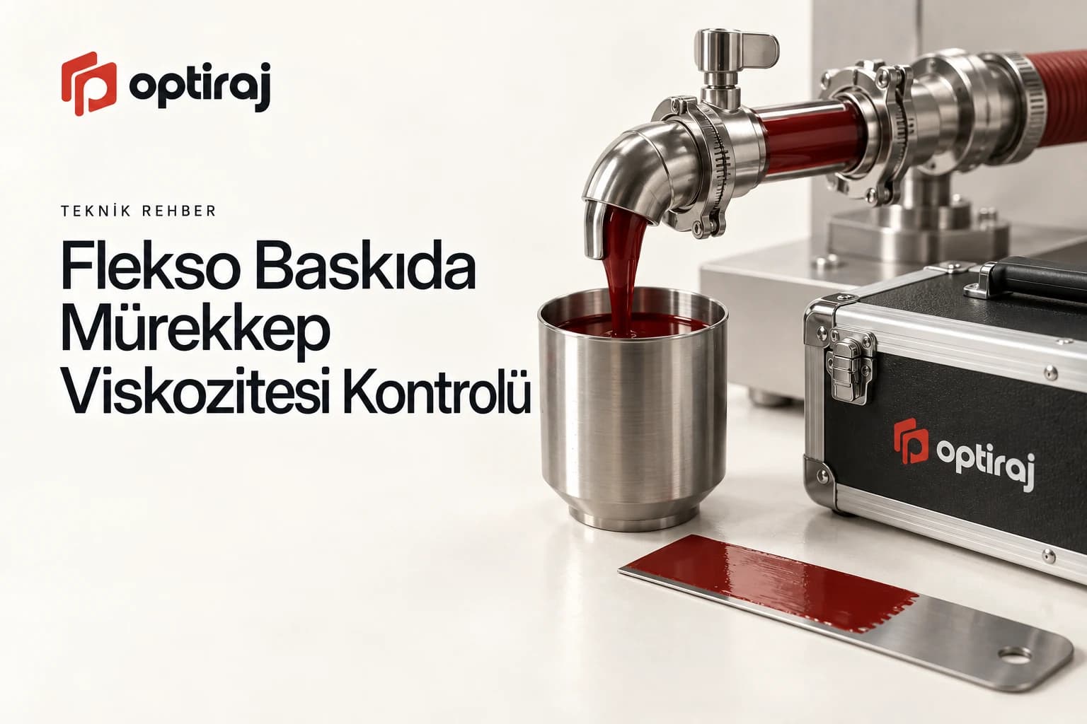 Flekso Baskıda Mürekkep Viskozitesi Kontrolü